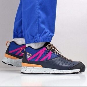 Size 11- Nike ACG Okwahn 2 Obsidian Orange hiking shoe sneaker blue pink